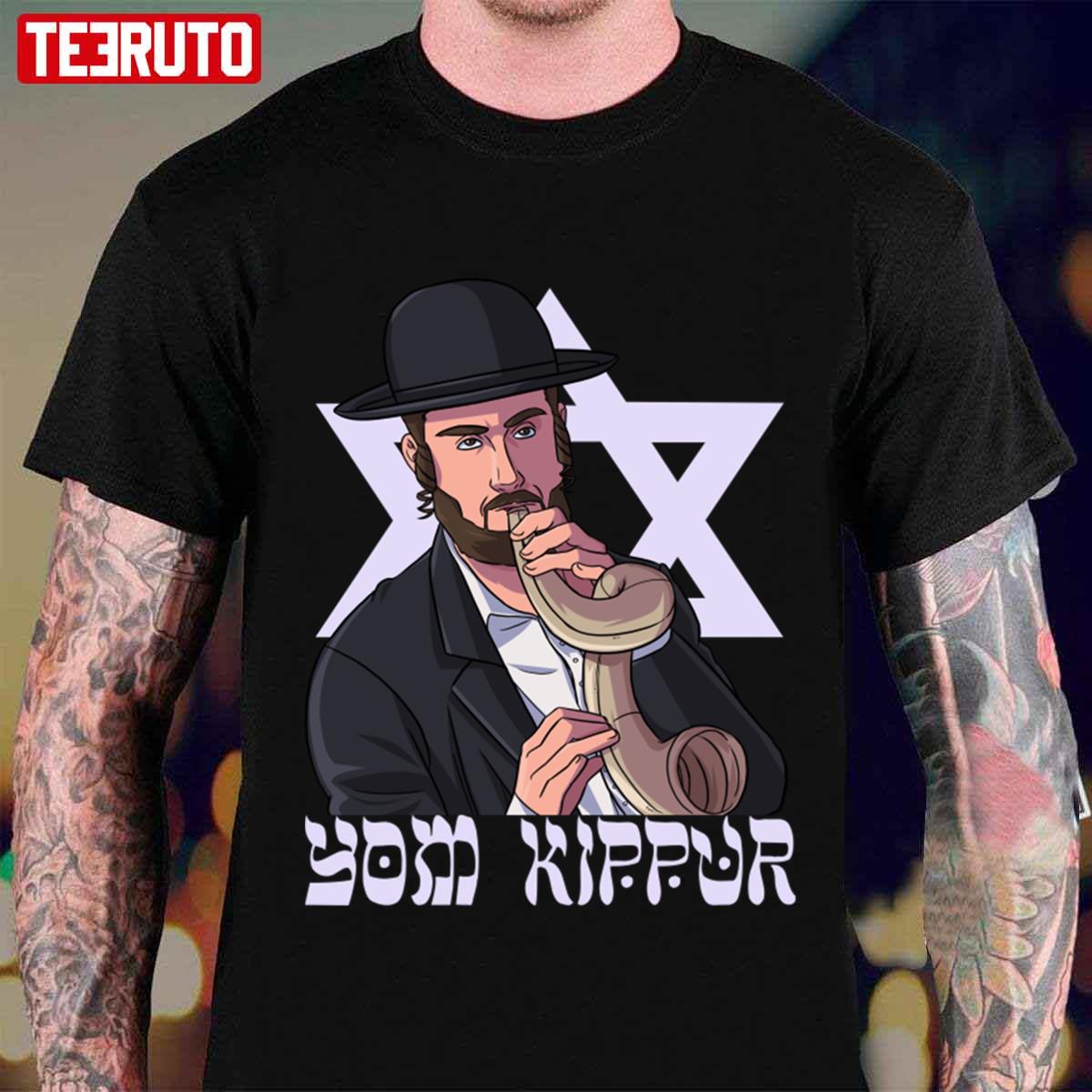 Yom Kippur Shofar Jewish Yom Kippur Hanukkah Unisex T-Shirt