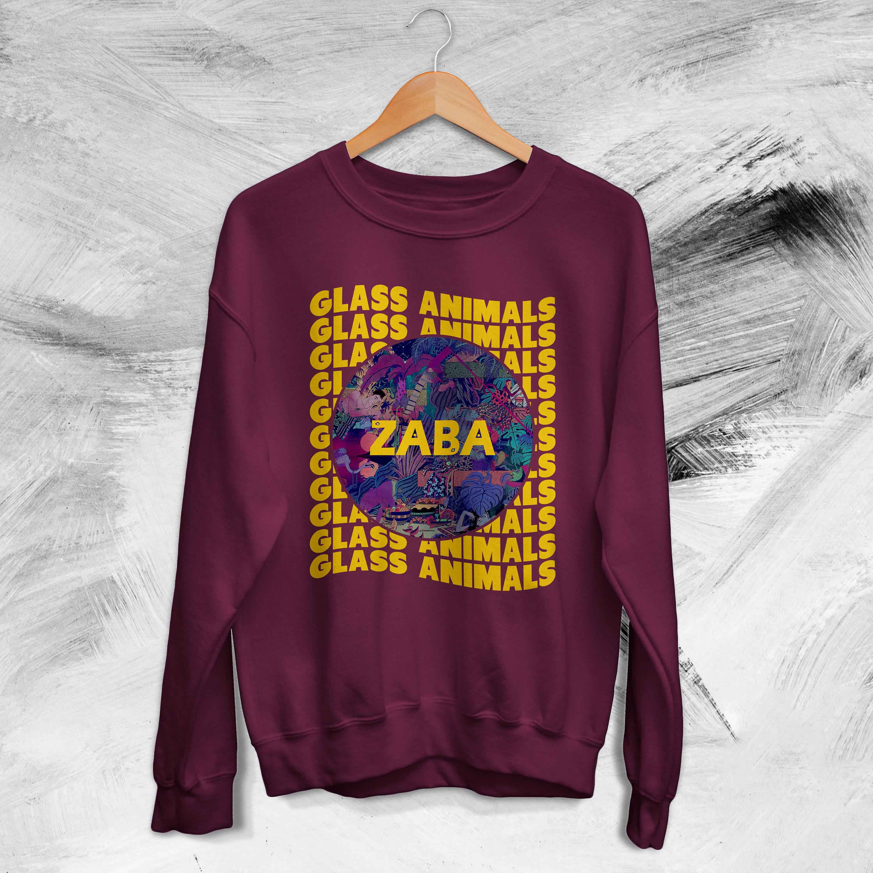 Zaba Album Glass Animals Typography Unisex Sweatshirt