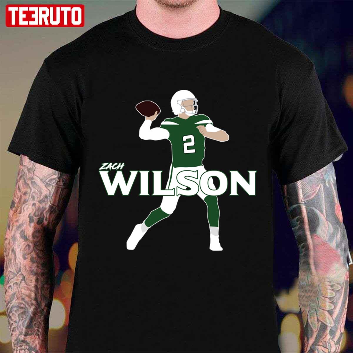 Zach Wilson Nfl Pros Player Unisex T-shirt