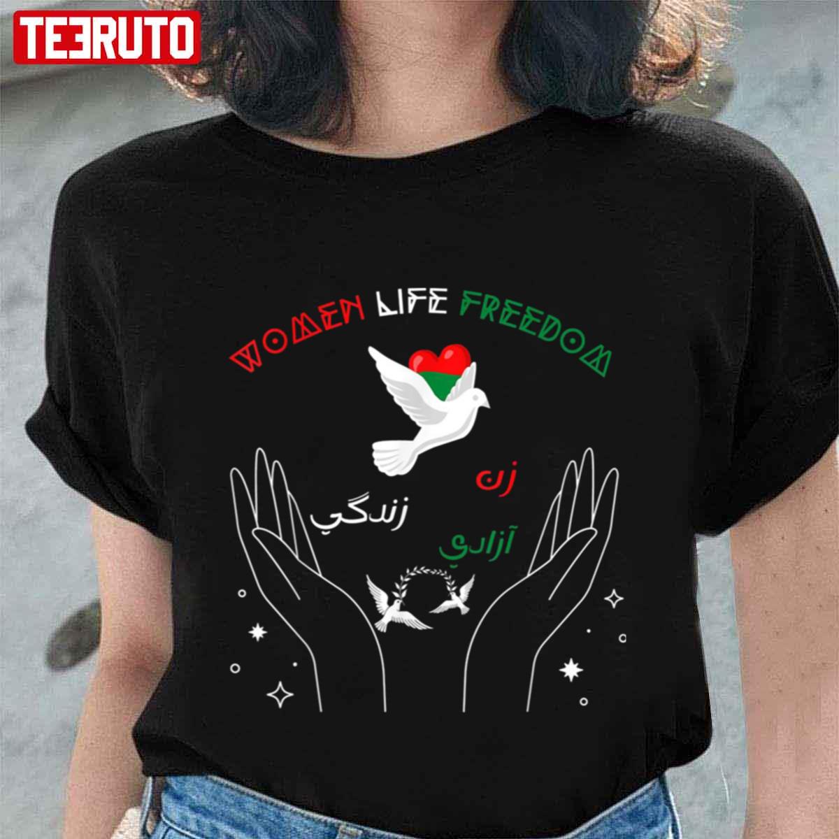 Zan Zendegi Azadi Women Life Freedom Unisex T-shirt