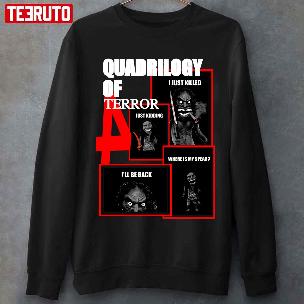 Zuni Doll Quadrilogy Of Terror Unisex Sweatshirt