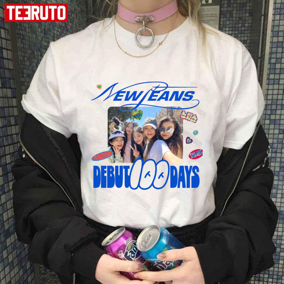 100 Days Debut Newjeans Kpop Unisex T-Shirt