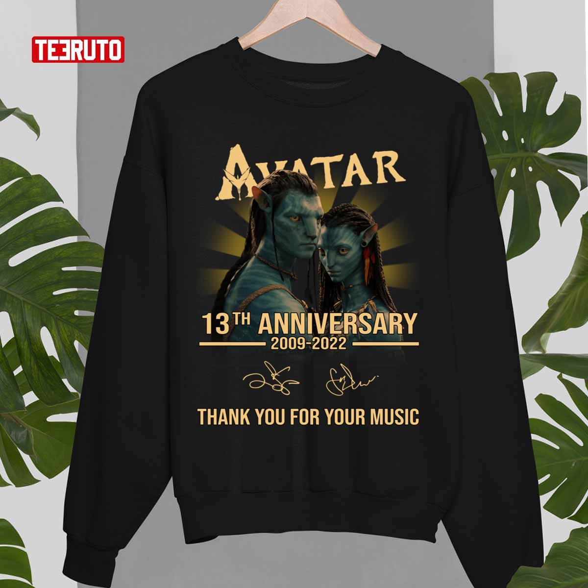 13th Anniversary 2009 2022 Thank You For Memories Signatures Unisex Sweatshirt