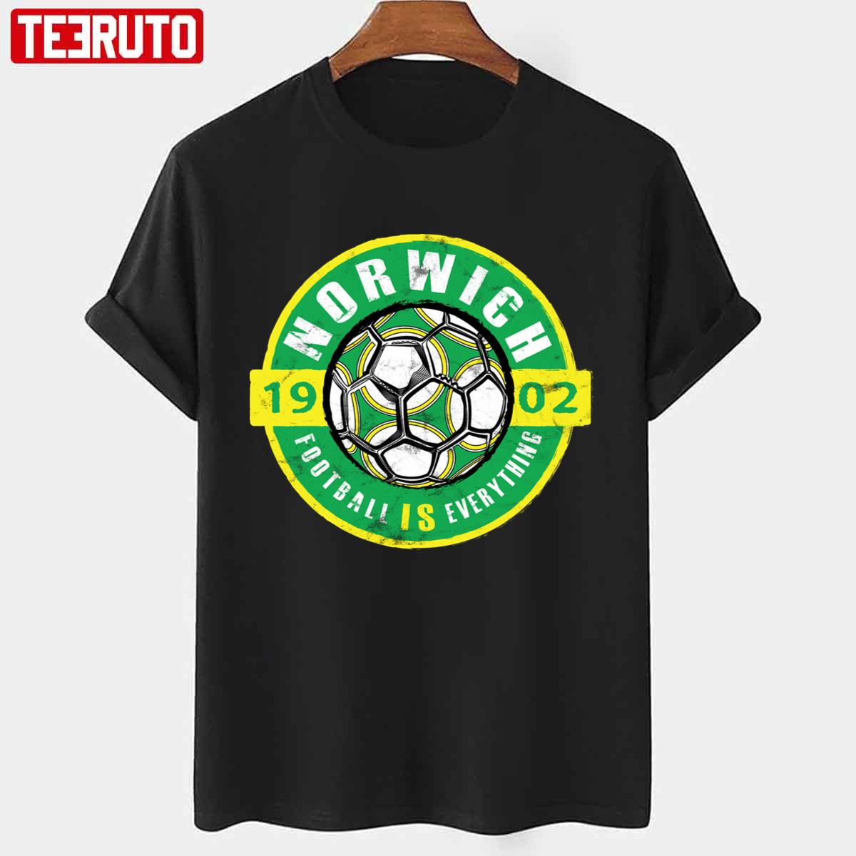 1902 Football Is Everything City Of Norwich Fan Vintage Unisex T-Shirt