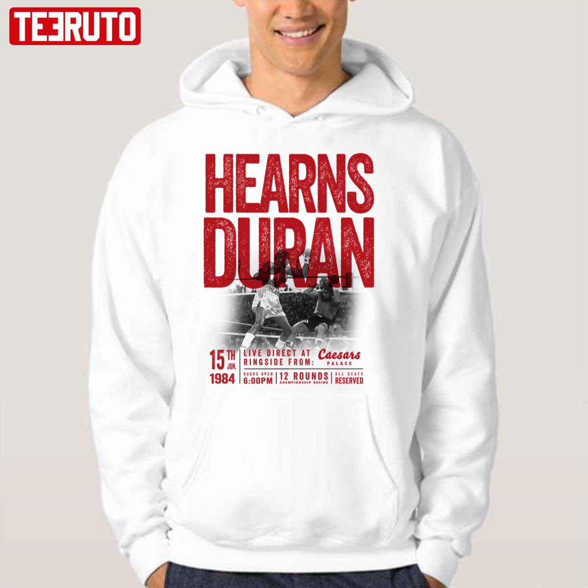 1984 Design Hearns Vs Duran Boxing Unisex Hoodie