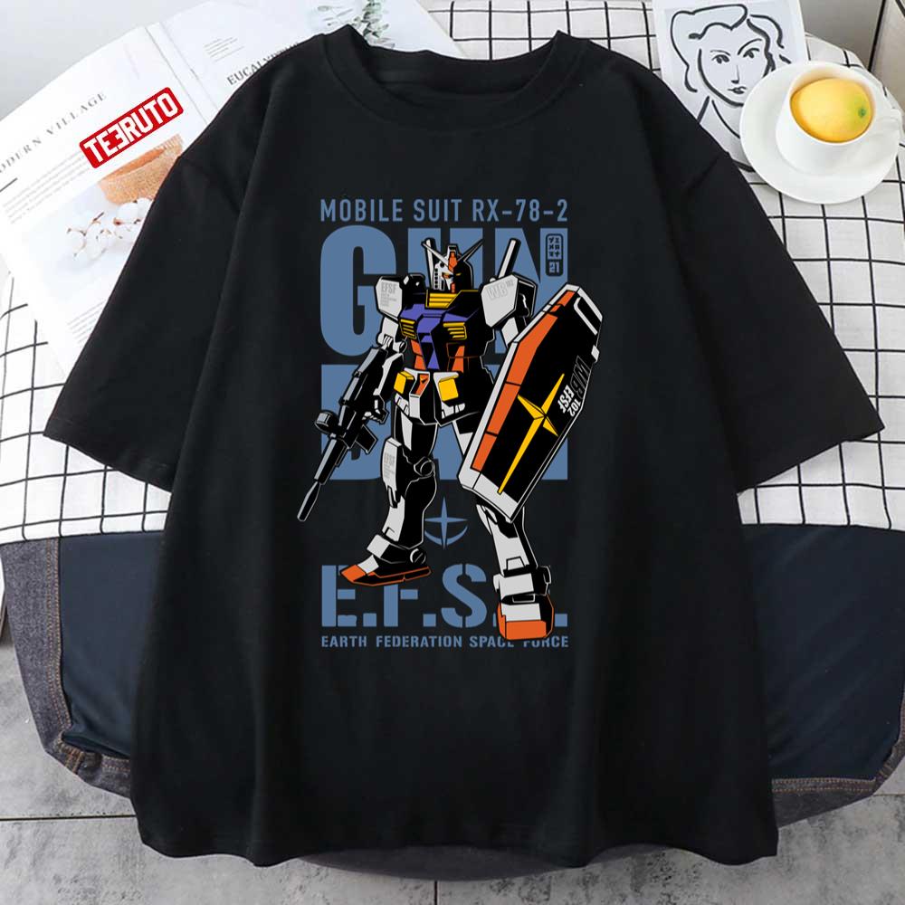 199 Rx78 Mobile Suit Rx-78-2 Gundam Unisex T-shirt