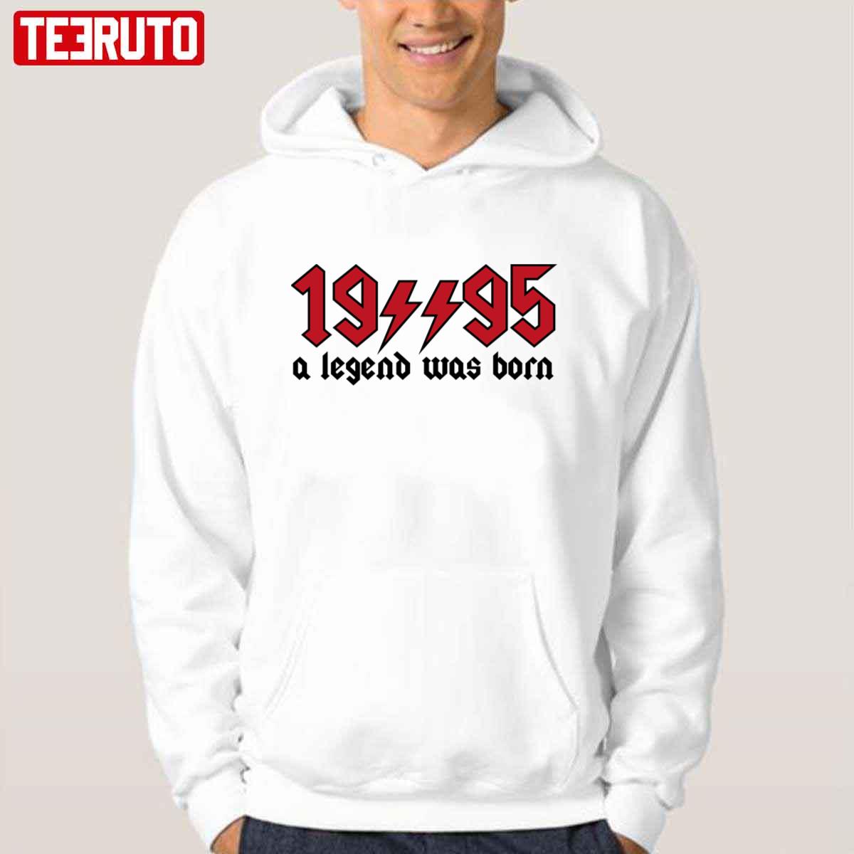 1995 For Those Who Still Rock White Unisex Hoodie