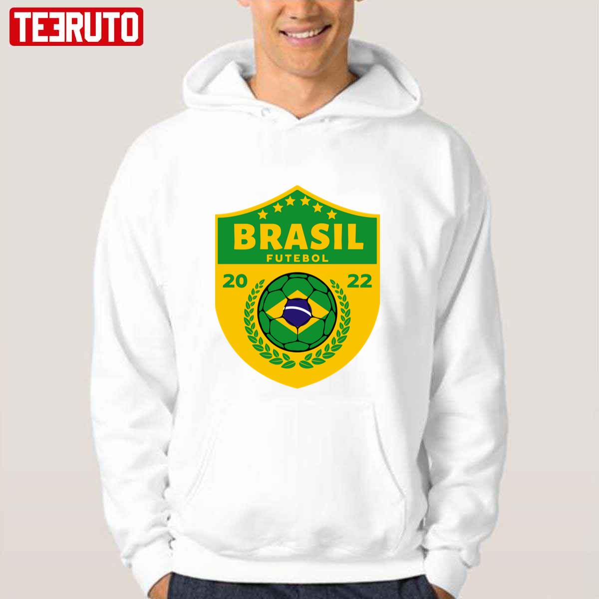 2022 Brasil Futebol World Cup Logo Unisex Hoodie