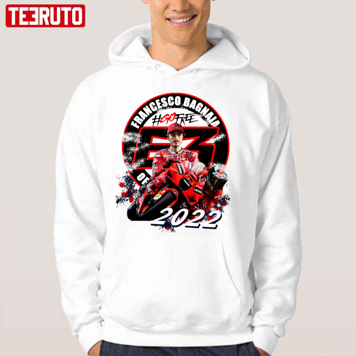 2022 Design Motorsport Pecco Bagnaia Francesco Unisex Hoodie