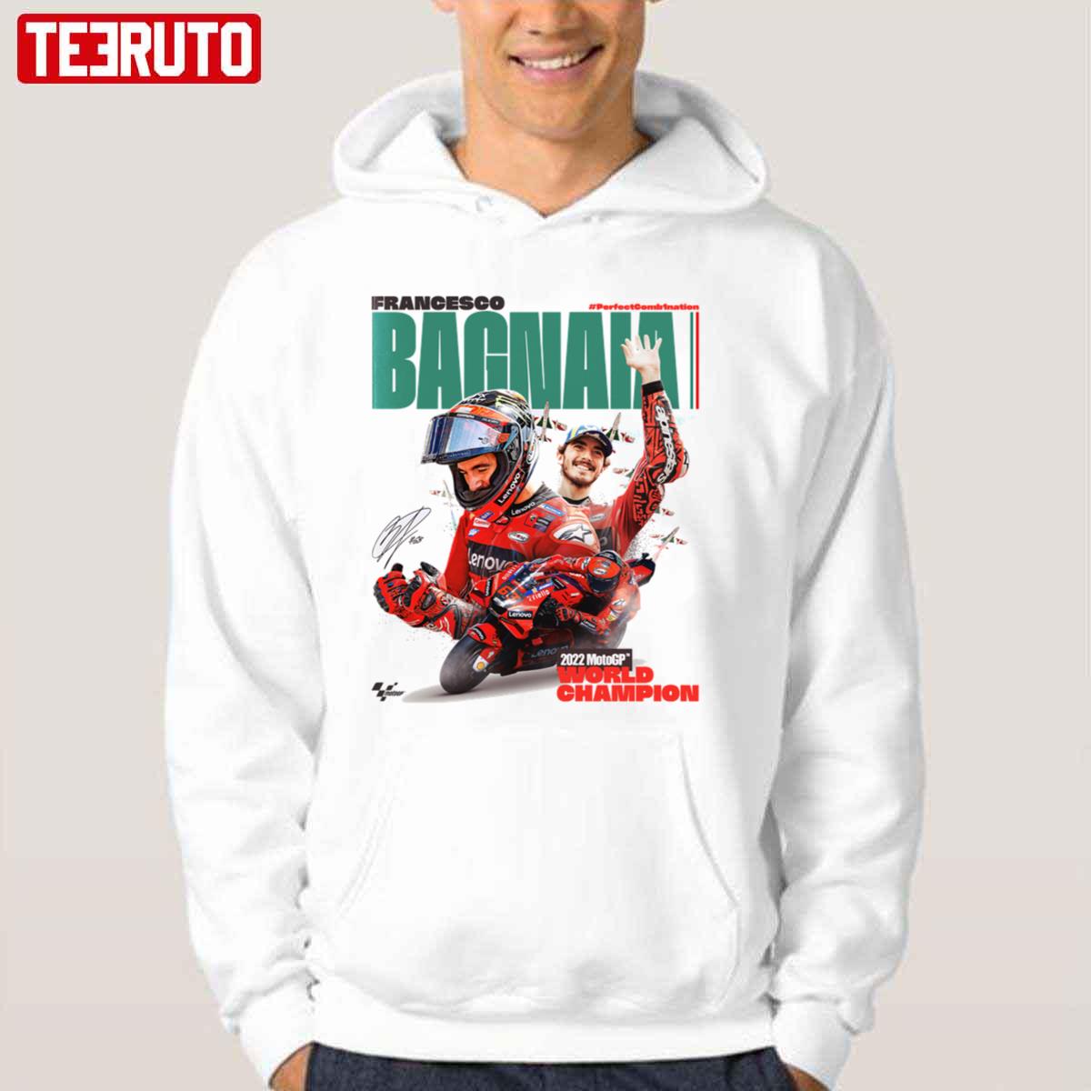 2022 Motogp World Champion Francesco Bagnaia Signature Unisex Hoodie