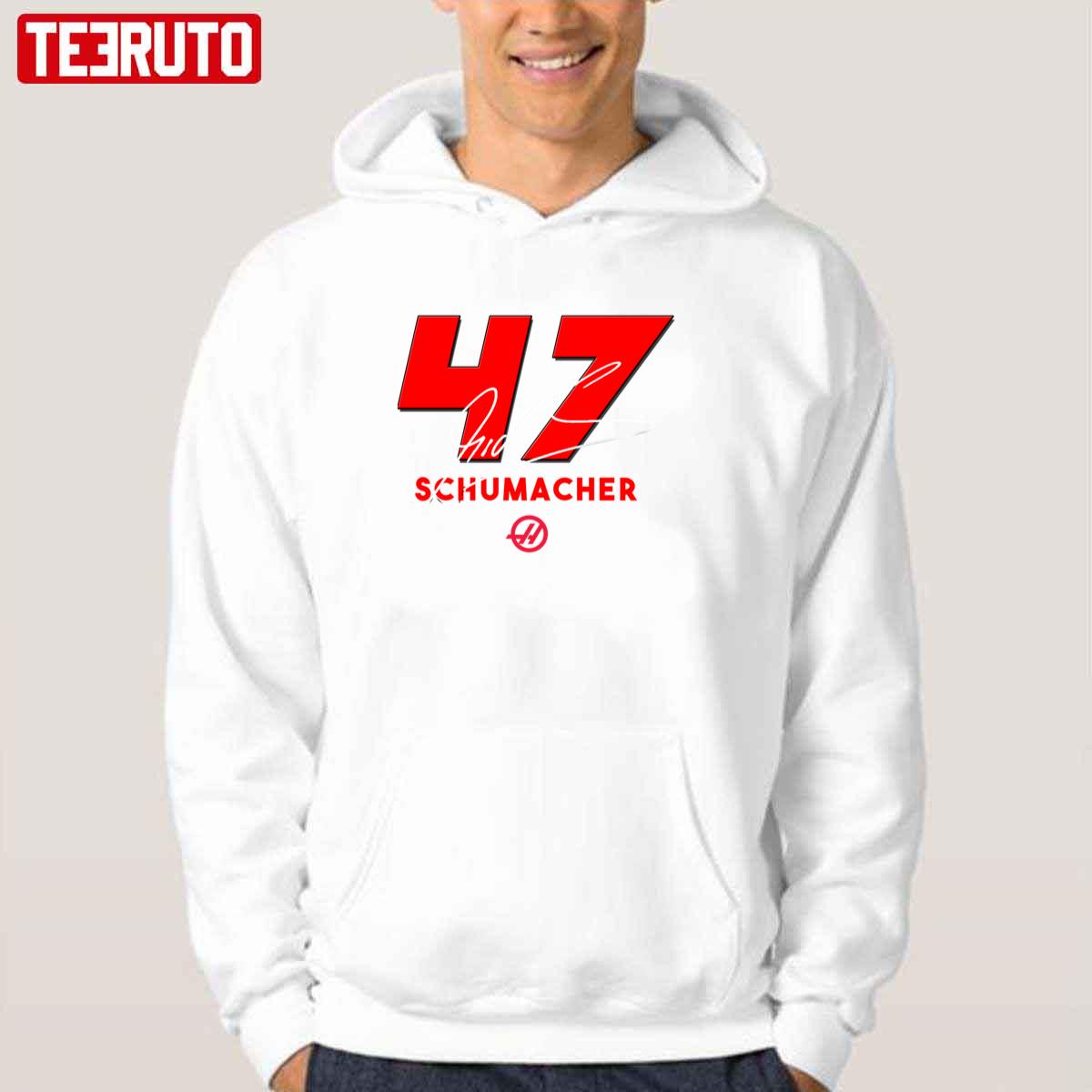 2022 Number 47 Signature Michael Schumacher Unisex Hoodie