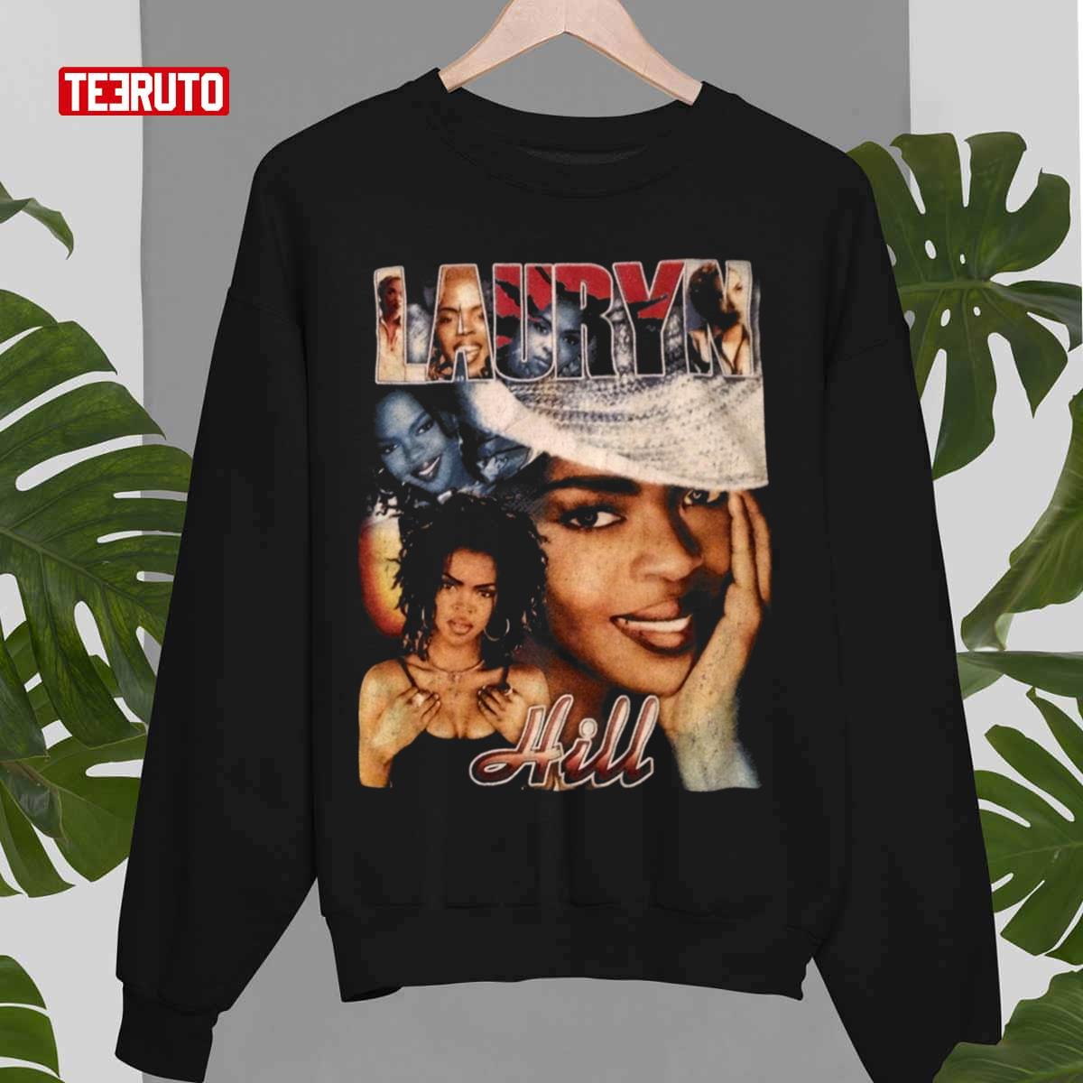 80s Design Portrait Lauryn Hills Unisex Sweatshirt