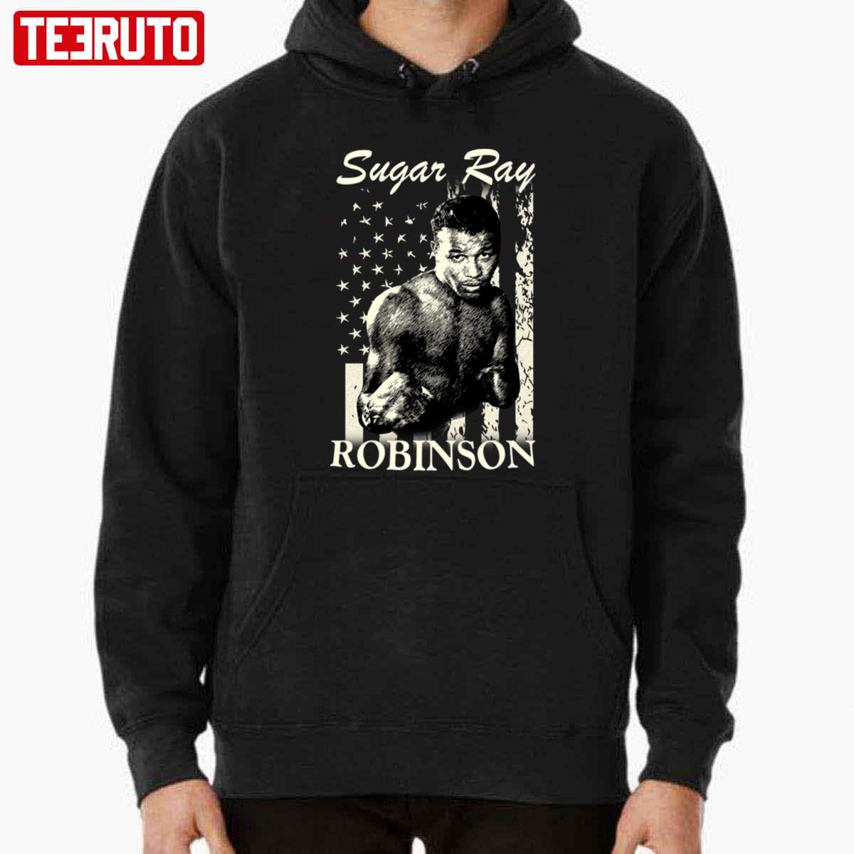 90s Design Boxing Legend Sugar Ray Robinson Unisex Hoodie