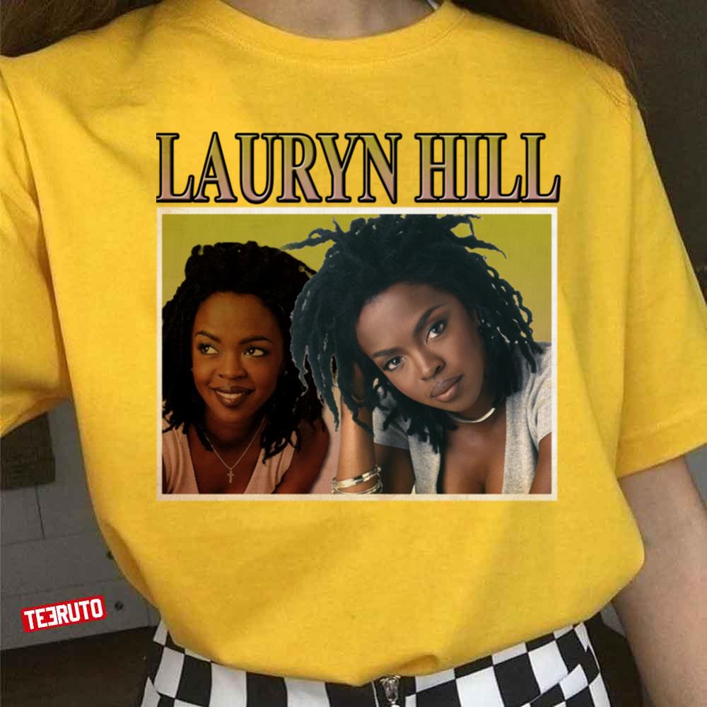 90s Music Retro Portrait Legend Lauryn Hills Unisex T-Shirt