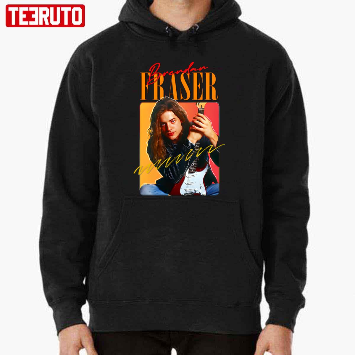 90s Vintage Design Brendan Fraser Unisex Hoodie