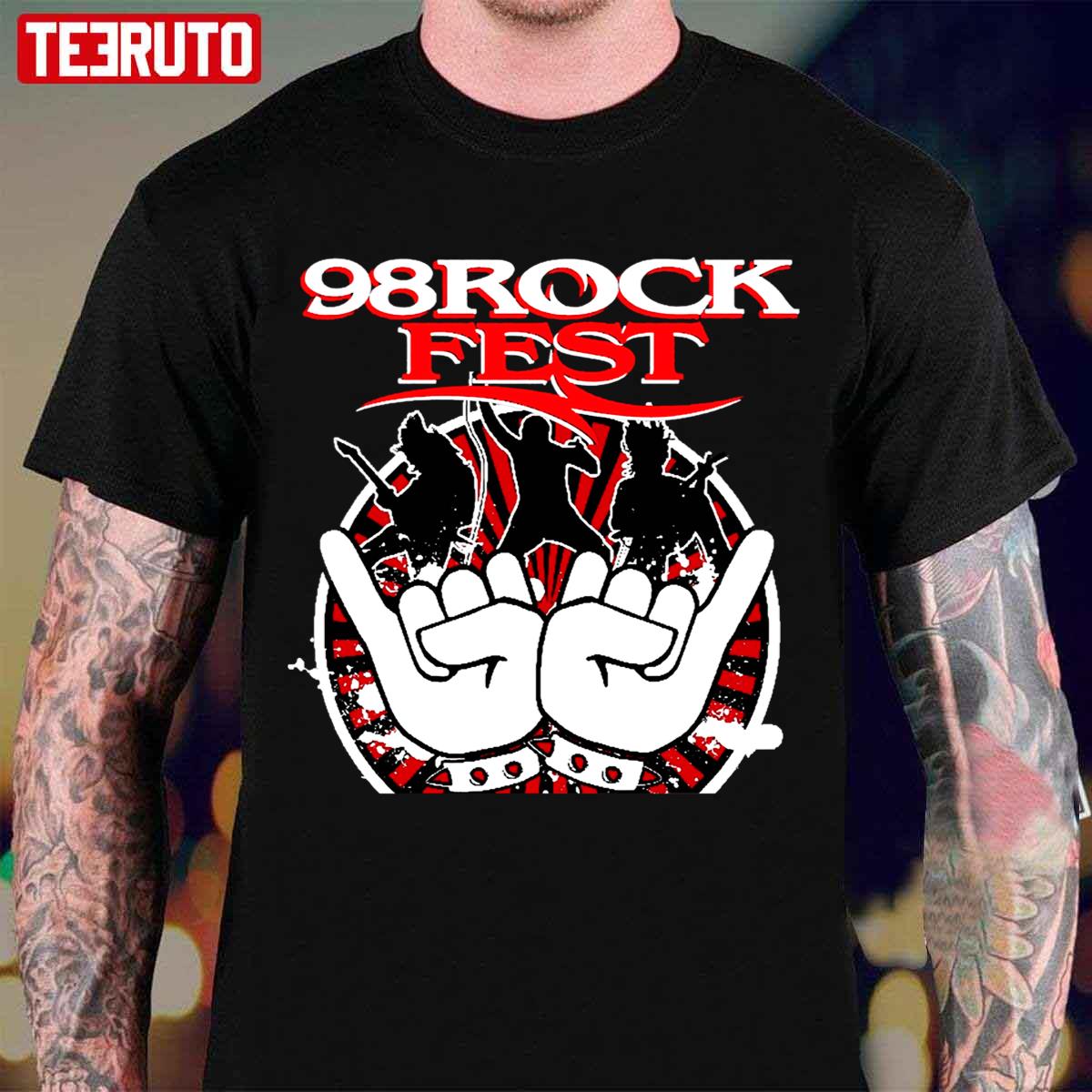 98rockfest Legendary Band Music Unisex T-Shirt