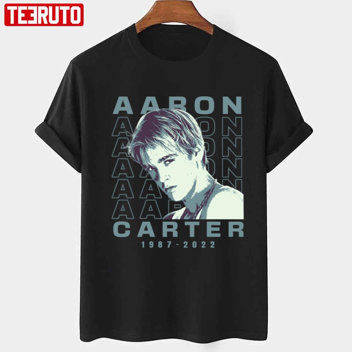 Aaron Carter 1987 2022 Tribute Black Ver Unisex T-Shirt