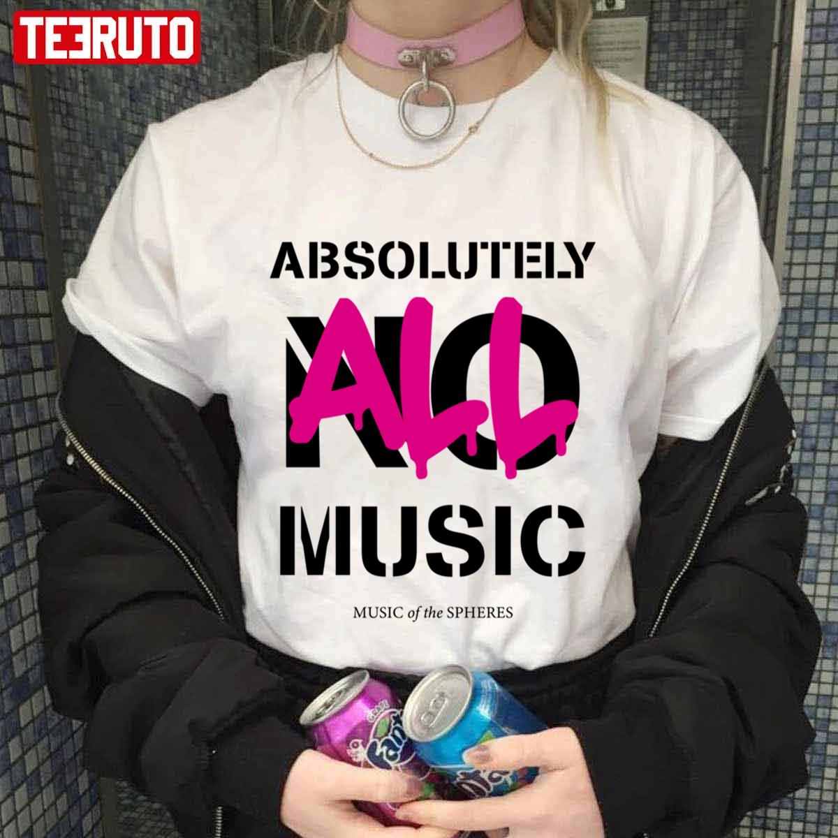 Absolutely All Music No Music Coldplay Band Unisex T-Shirt