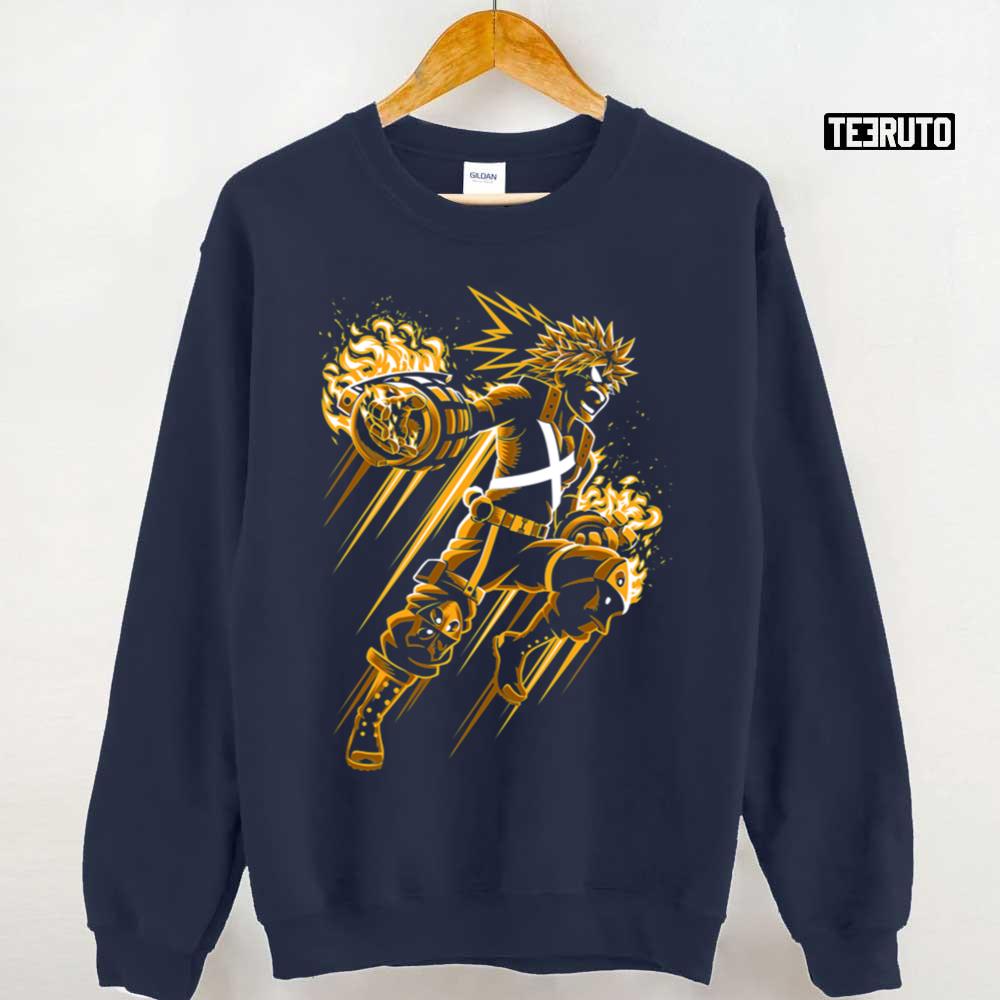 Academia Attack Katsuki Bakugou My Hero Academia Unisex Sweatshirt