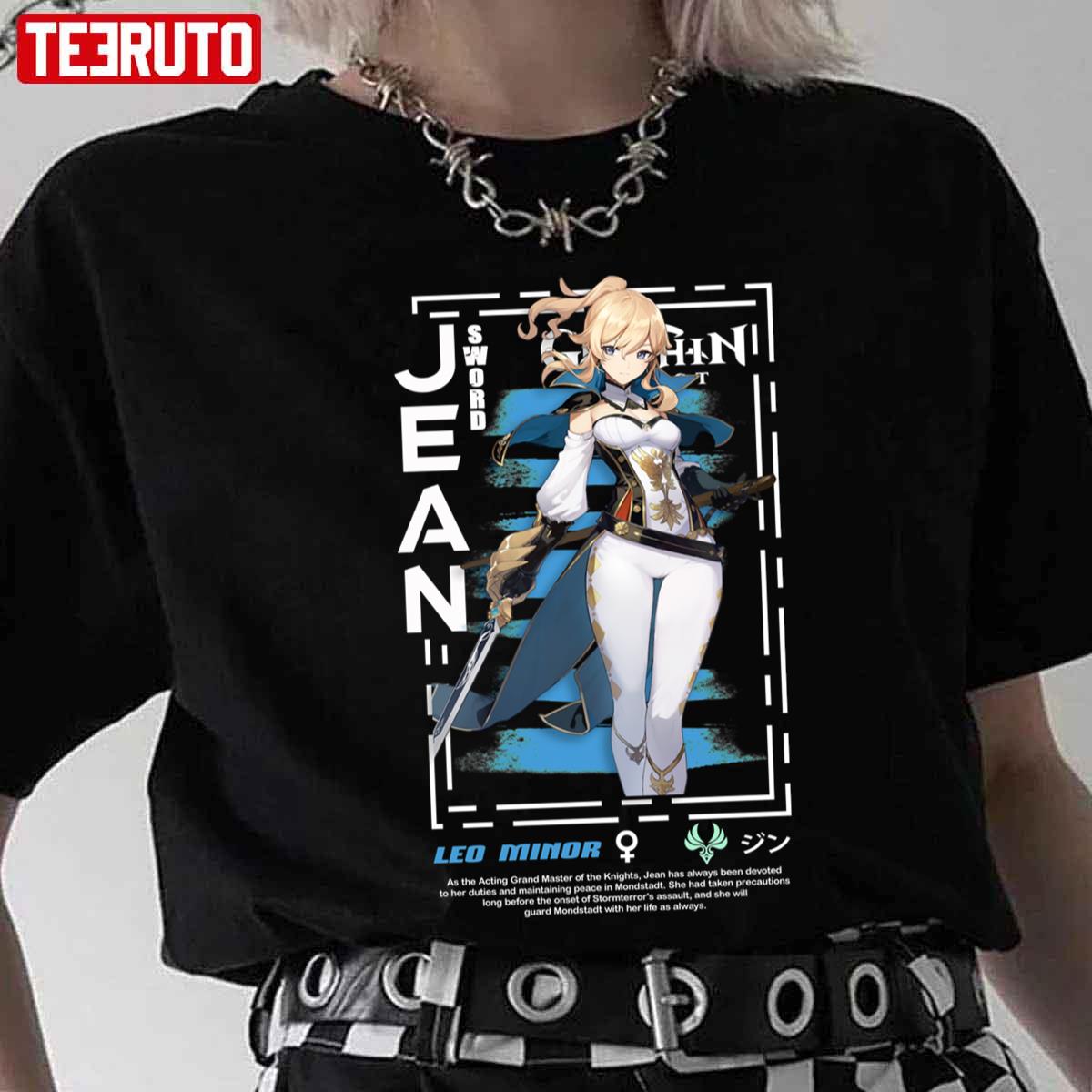 Acting Grand Master Jean Aesthetic Genshin Impact Unisex T-Shirt