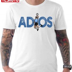 Adioslegend Logo Cartoon Football Diego Maradona Unisex T-Shirt