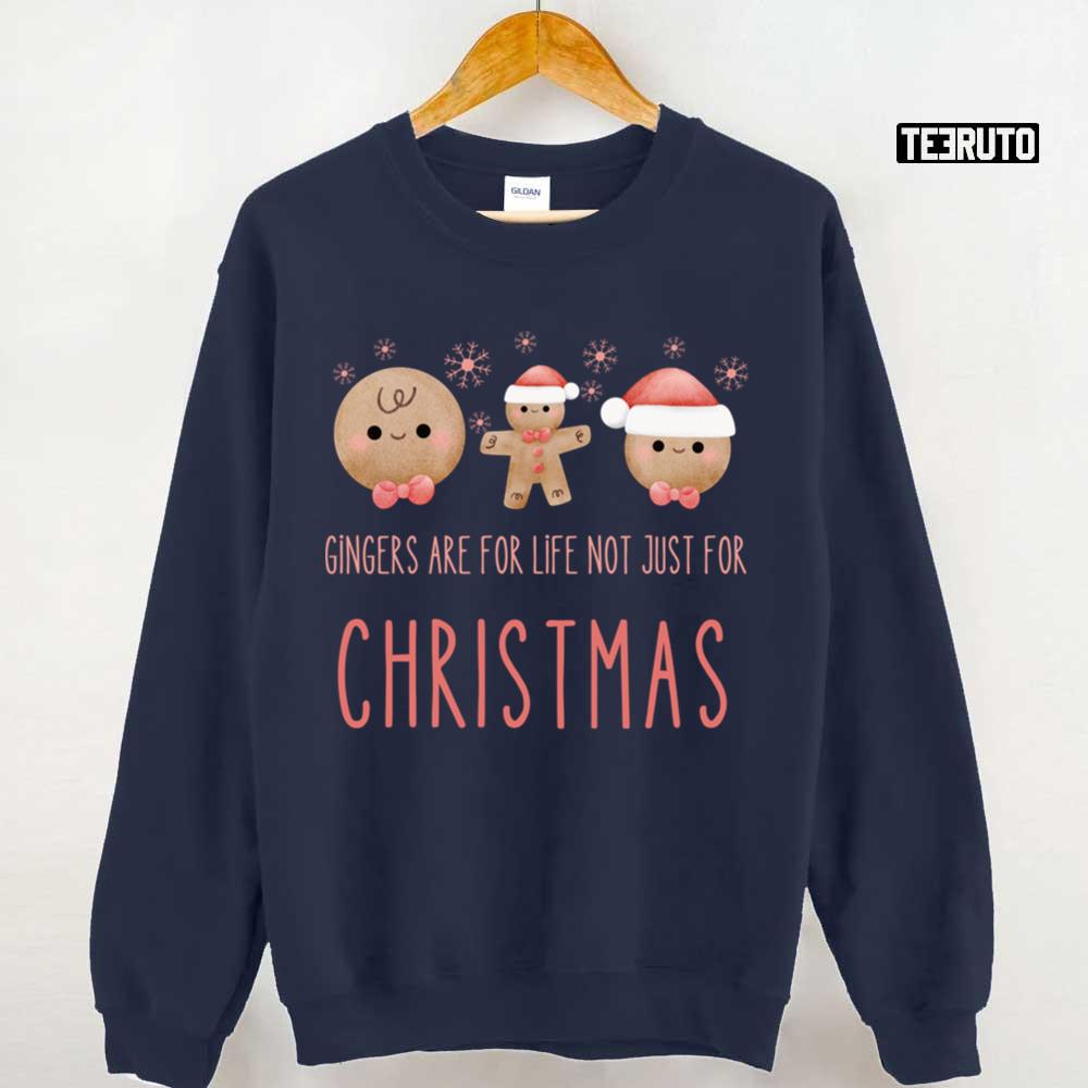 Adorable Funny Gingers Are For Life Not Just For Christmas Fanart Unisex Sweatshirt