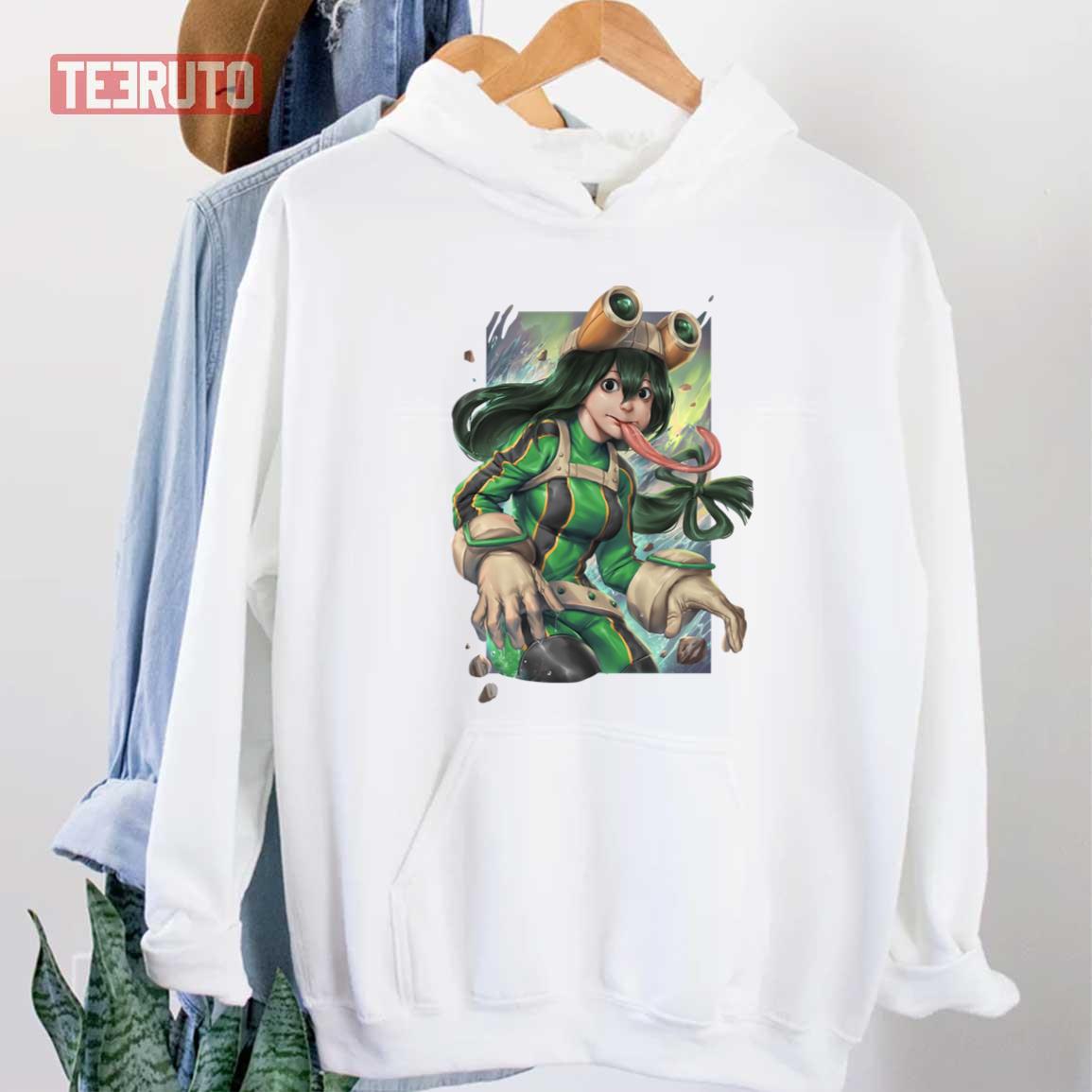 Aesthetic Art Tsuyu Asui Sexy Hentai Anime Unisex Hoodie