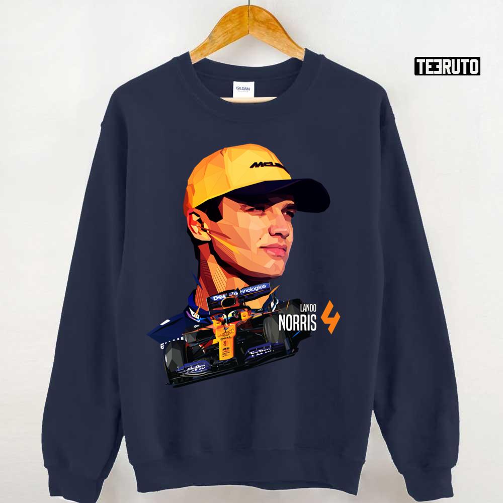 Aesthetic Design F1 Pro Lando Norris Low Poly V2 Unisex Sweatshirt