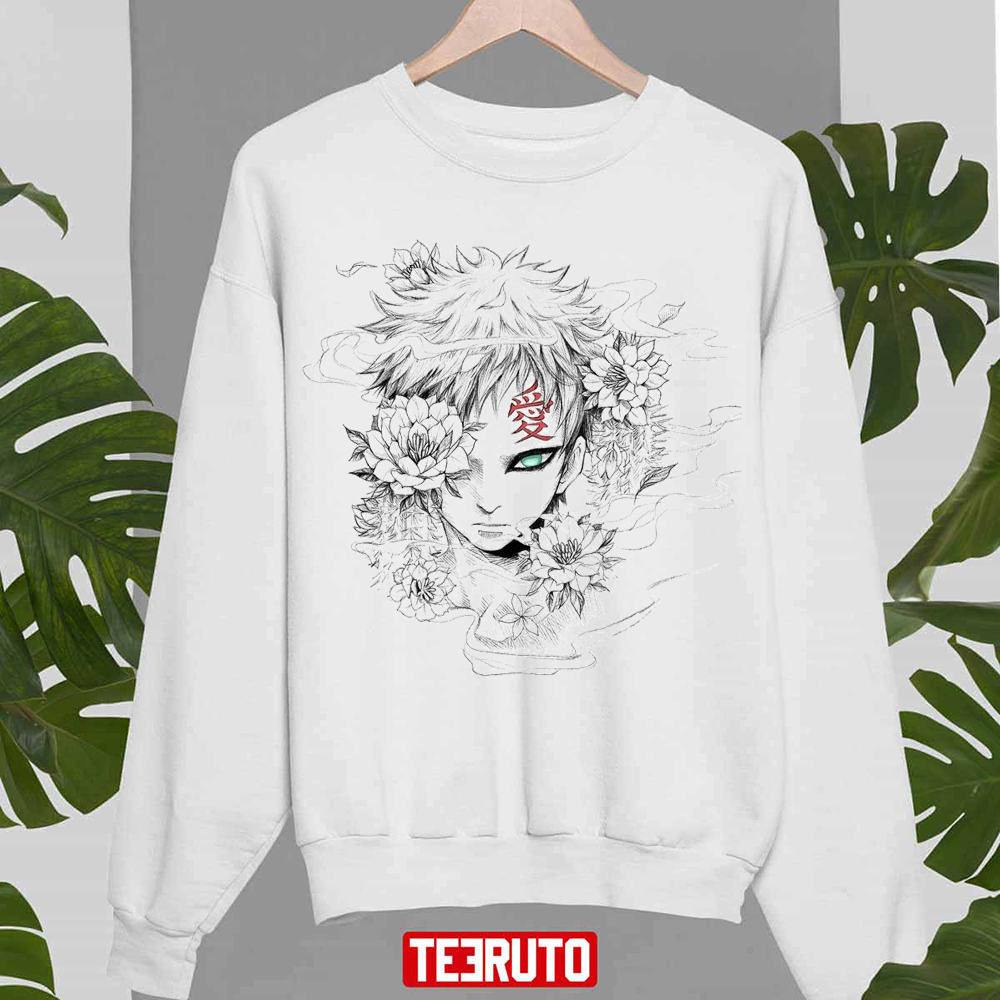 Aesthetic Design Gaara Character In Naruto Unisex Sweatshirt