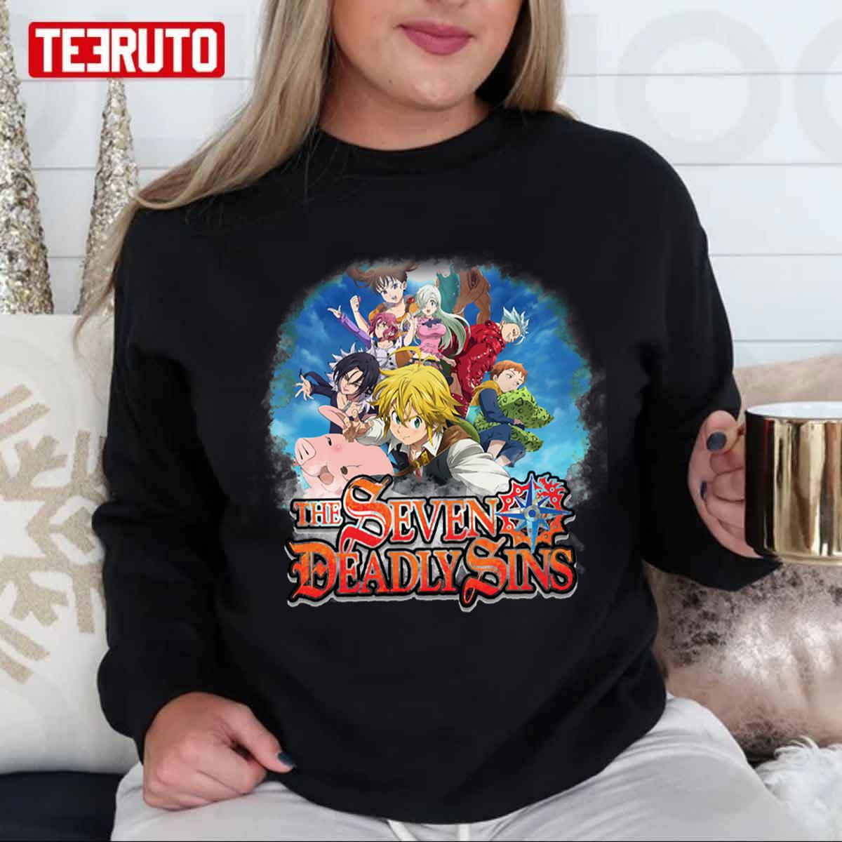 Aesthetic Design Meliodas & Friends Seven Deadly Sins Unisex Sweatshirt