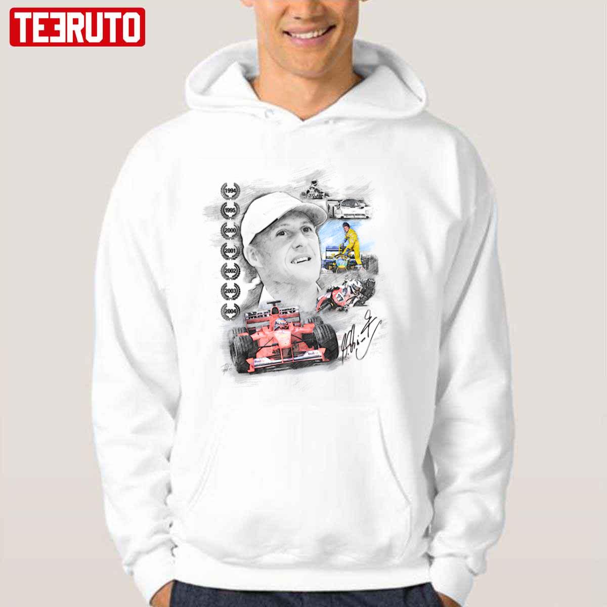 Aesthetic Design Michael Schumacher Formula 1 Signature Unisex Hoodie