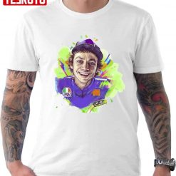 Aesthetic Portrait Valentino Rossi Unisex T-Shirt