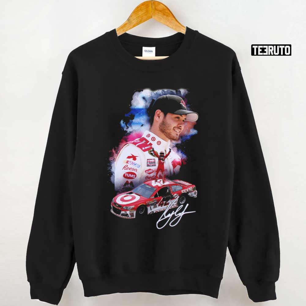 Aesthetic Signature Design Kyle Larson Car Racing Pro Unisex Sweatshirt