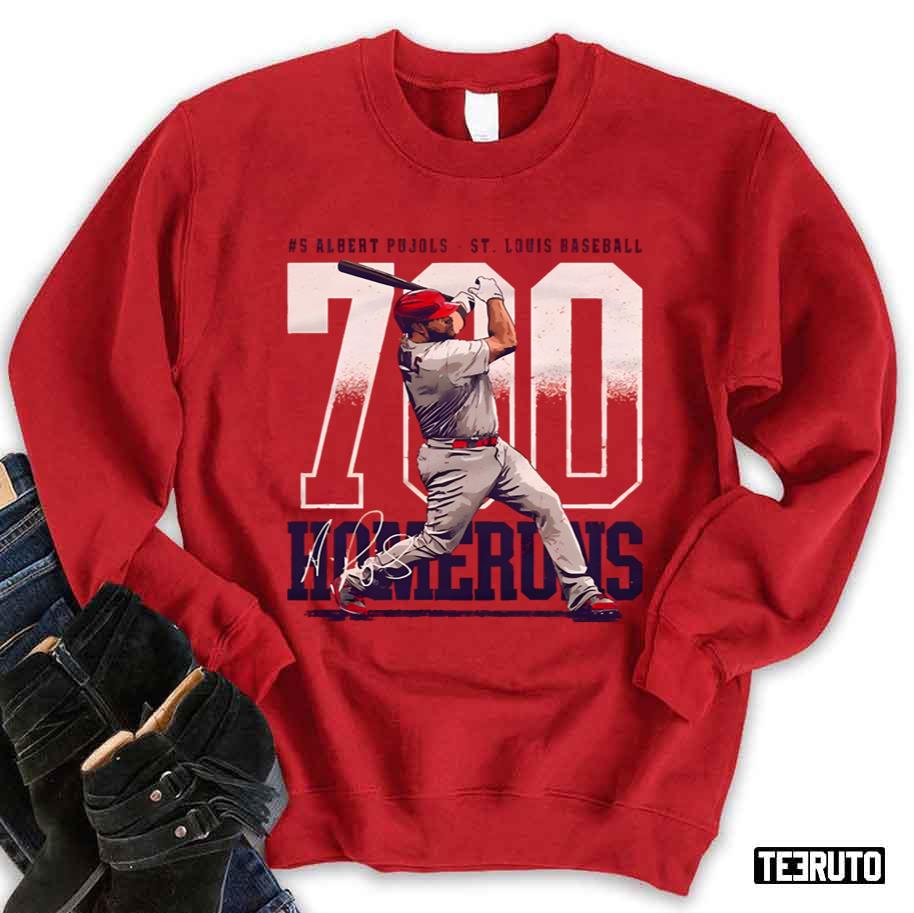 Albert Pujols 700 St Louis Baseball Unisex Shirts, hoodie, sweater