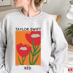Album Red Flower Market Ts Taylor Swft Unisex Sweatshirt