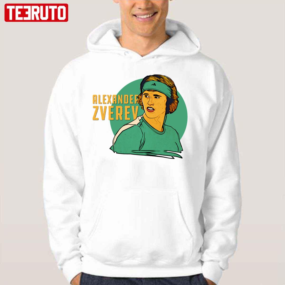 Alexander Zverev Champion Green Art Unisex Hoodie