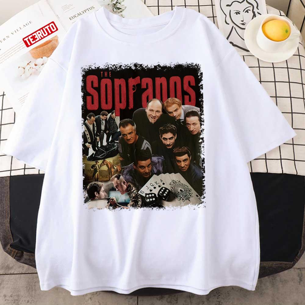 All Characters In The Sopranos Vintage Style Unisex Sweatshirt