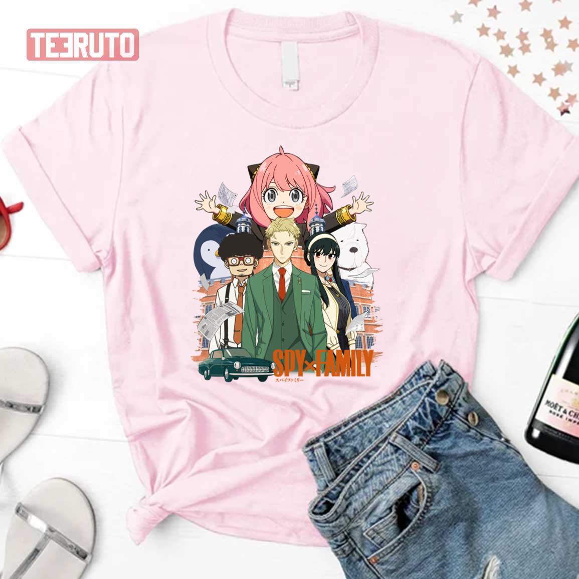 All Characters United In Spy X Family Unisex T-Shirt