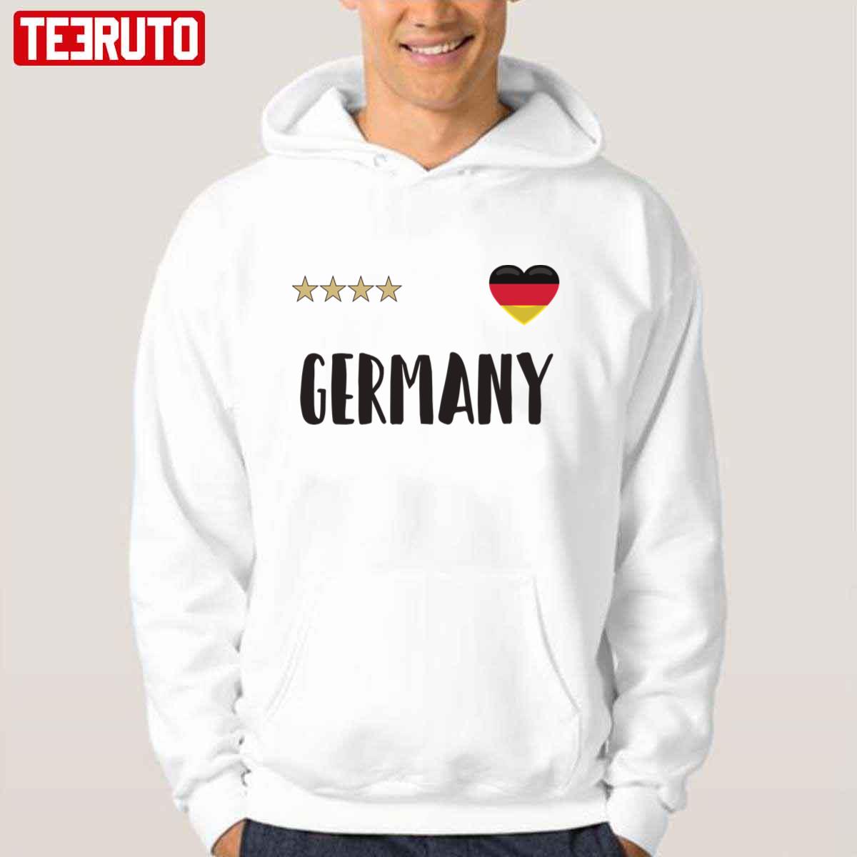 Amazing Germany Soccer Football Fan Flag Unisex Hoodie