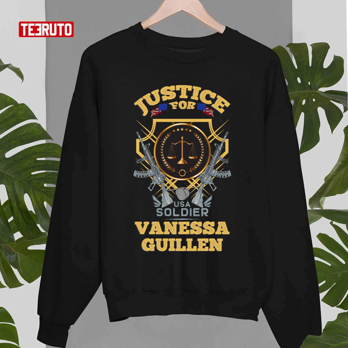 American Flag I Am Vanessa Guillen Justice For Usa Soldier Unisex Sweatshirt