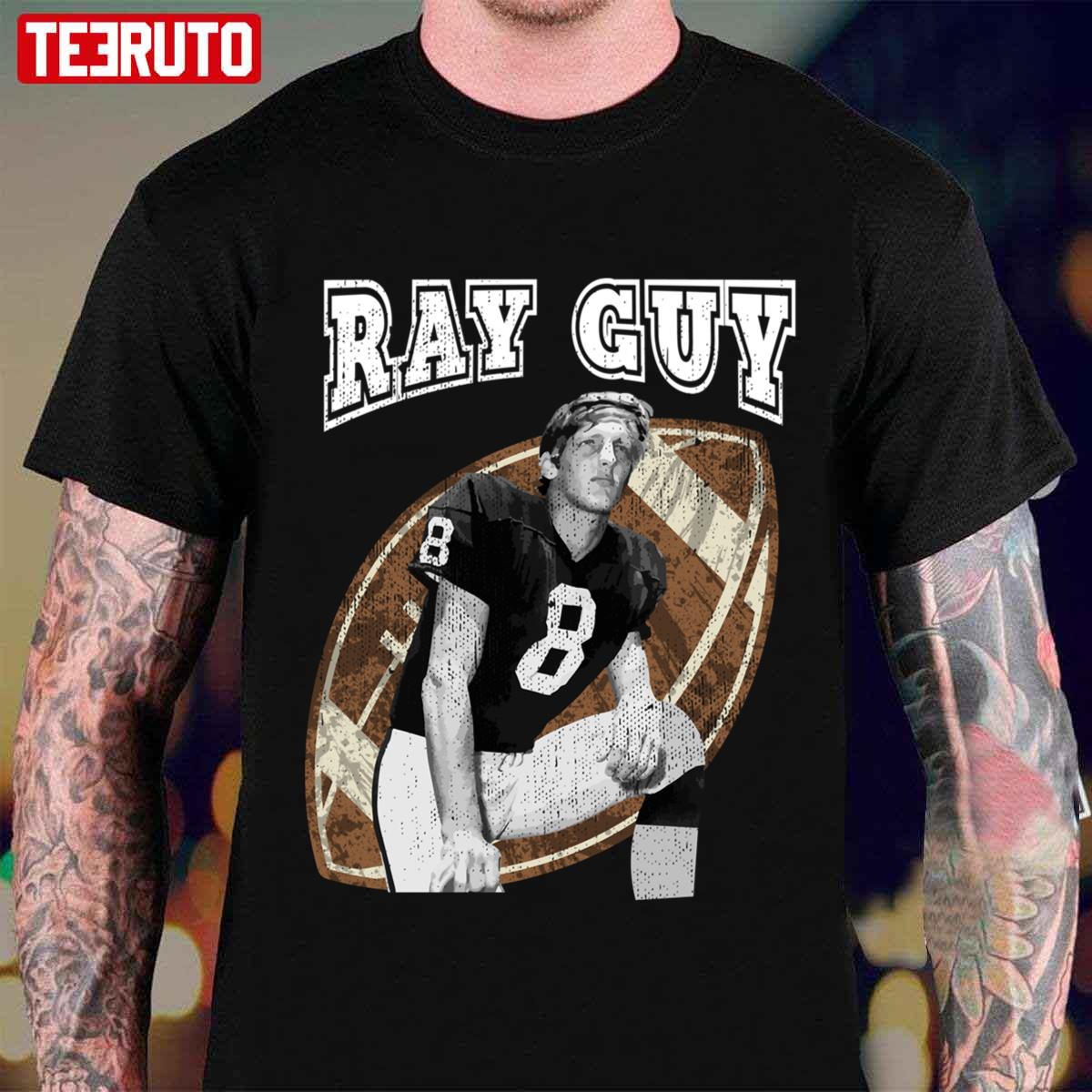 American Football Ray Guy Retro Vintage Unisex T-shirt