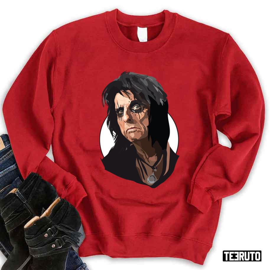 American Rock Singer Alice Cooper Sheryl Goddard Unisex Sweatshirt