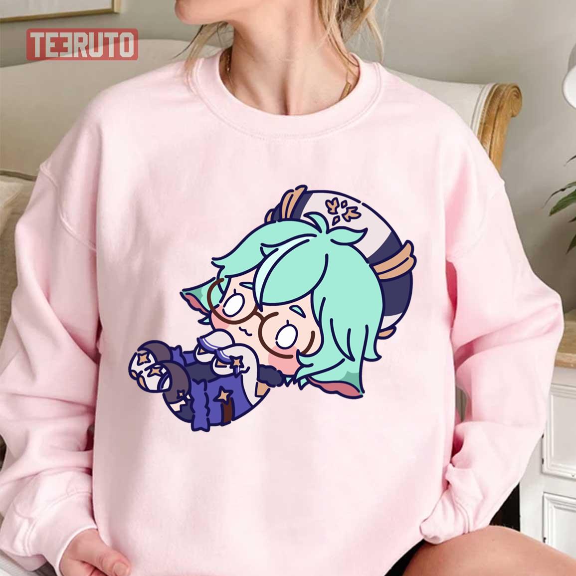 An Alchemist Chibi Sucrose Genshin Impact Unisex Sweatshirt - Teeruto