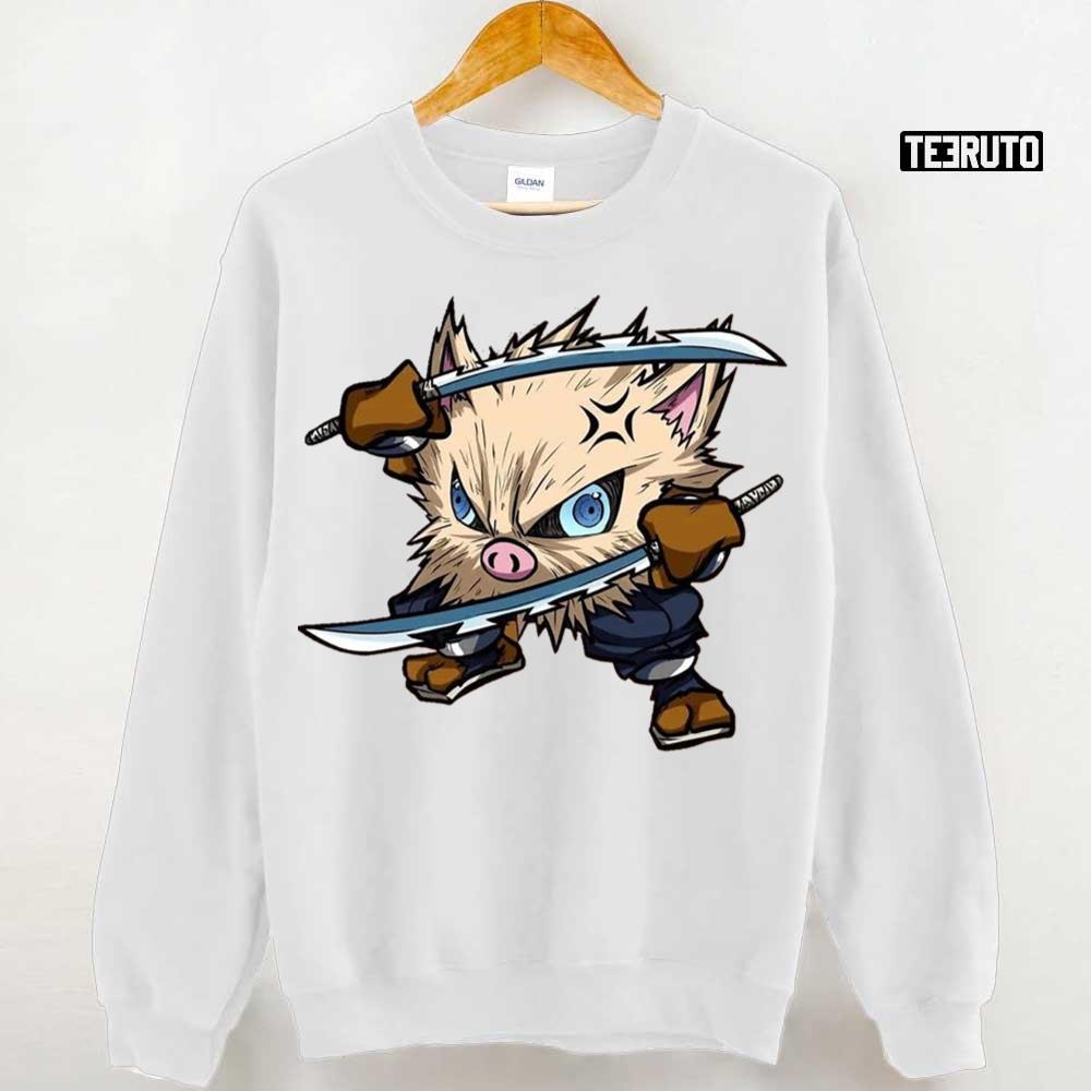 Angry Crossover Demon Slayer Kimetsu No Yaiba Unisex Sweatshirt