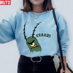 Angry Plankton Kraabs Spongebob Unisex Sweatshirt