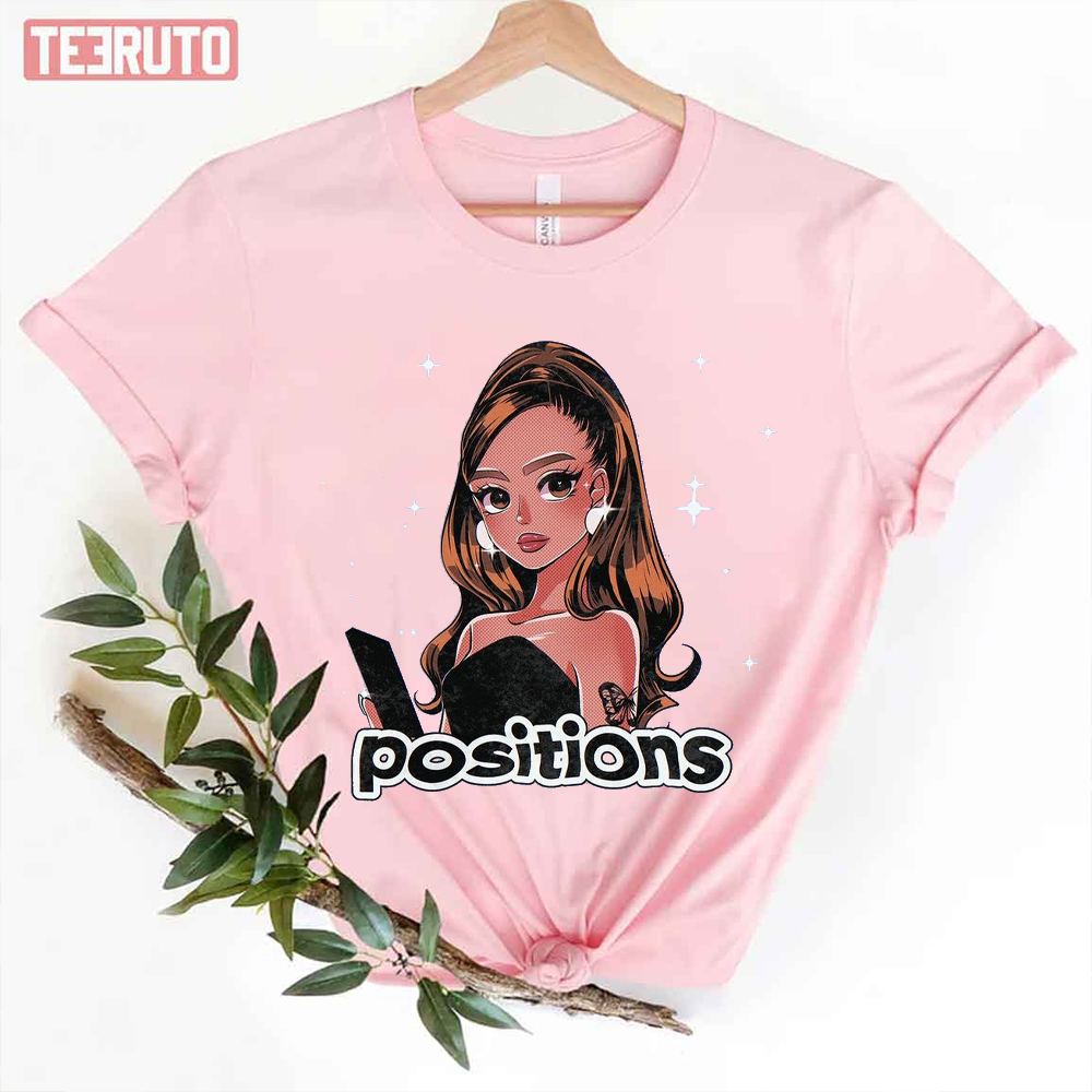 Animated Ariana Grande Positions Design Unisex T-Shirt