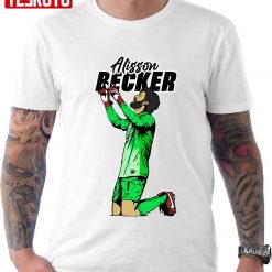 Animated Design Alisson Becker Liverpool Fc Unisex T-Shirt