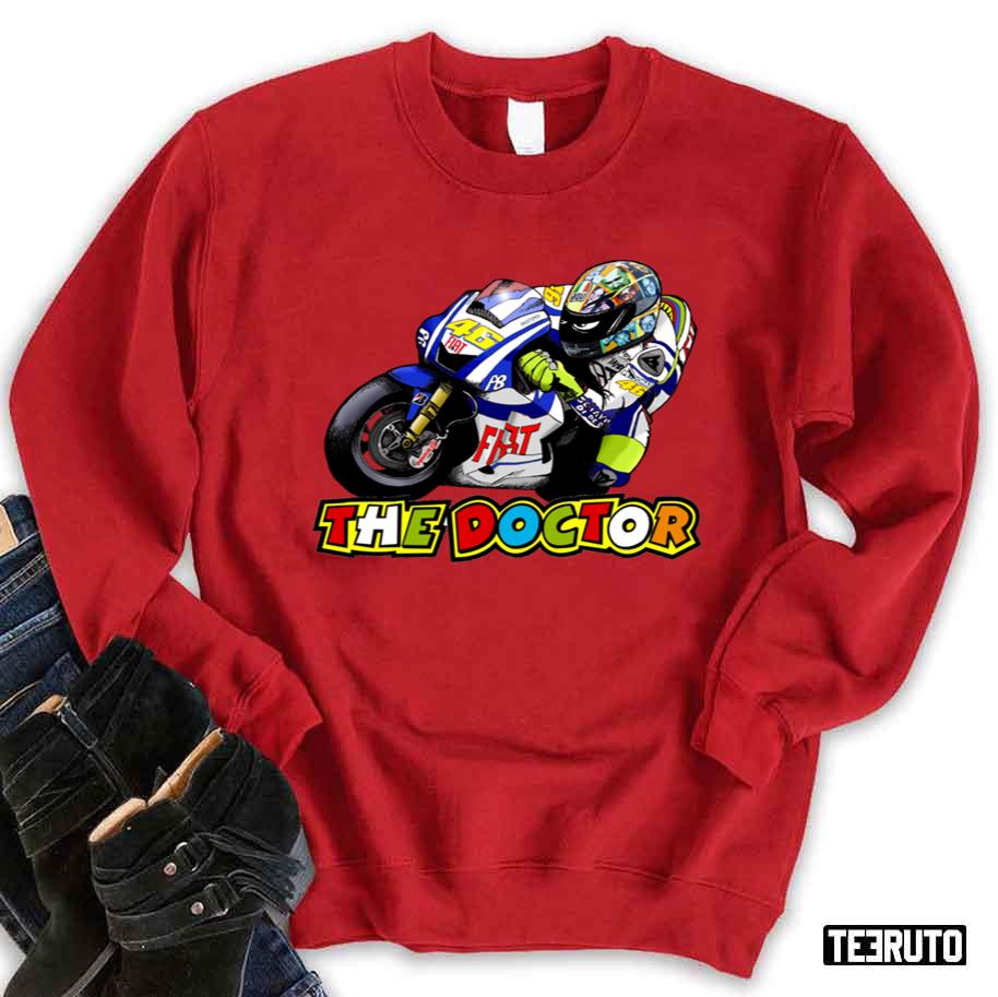 Animated Design Valentino Rossi Motorsport Unisex Sweatshirt