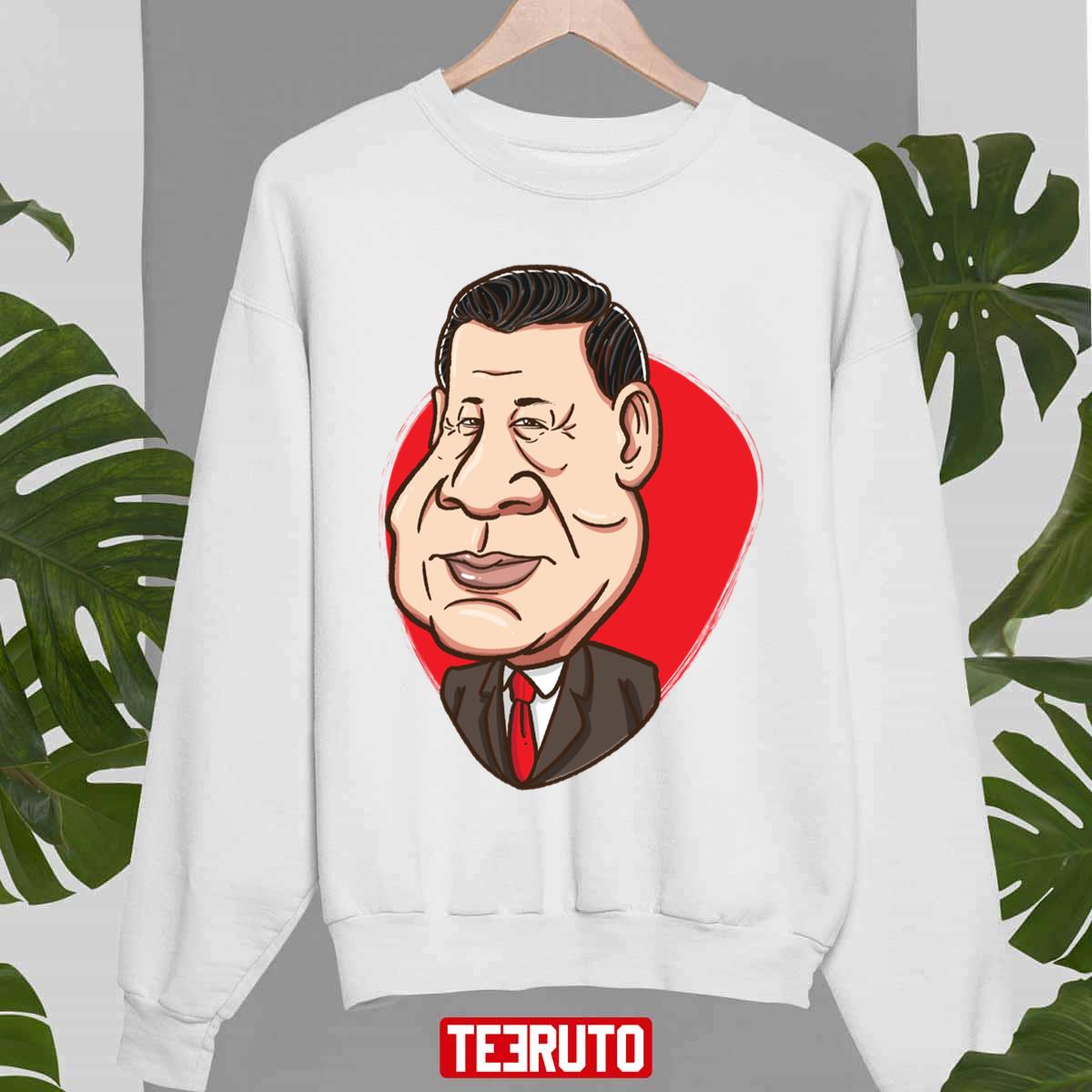 Animated Face Politics President Xi Jinping Unisex Sweatshirt