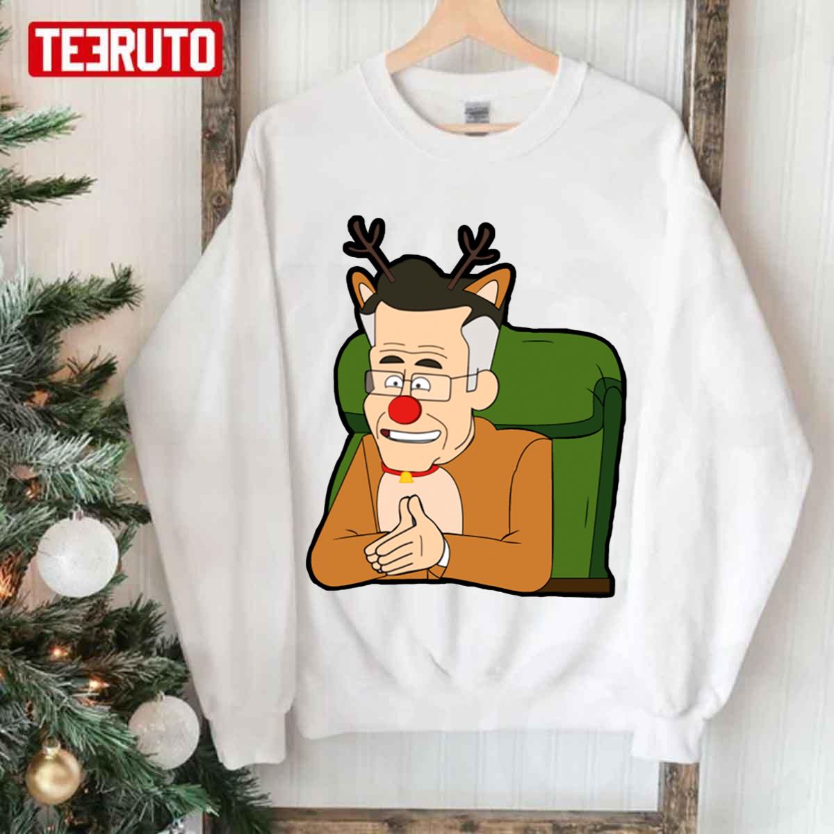 Animated Inside Job Netflix Christmas Boss Unisex Sweatshirt